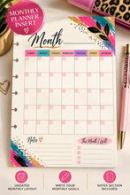 Load image into Gallery viewer, 2027 Five Month (Undated) Planner
