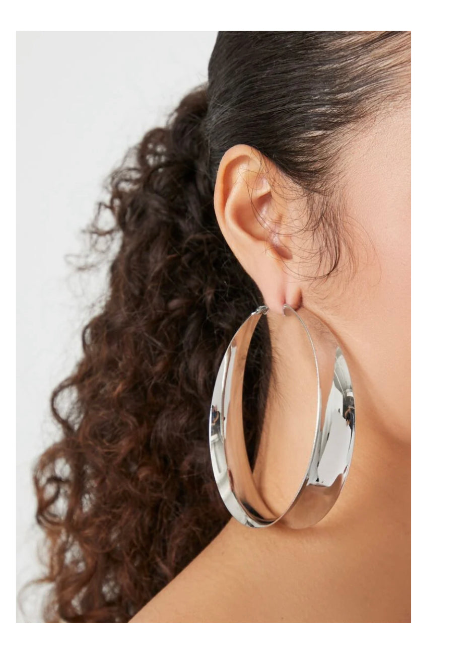 Oversized Hoop Earrings